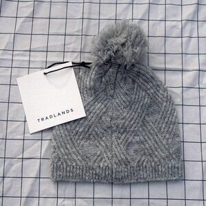 Tradlands Orchard-pattern Beanie in color Heather Grey